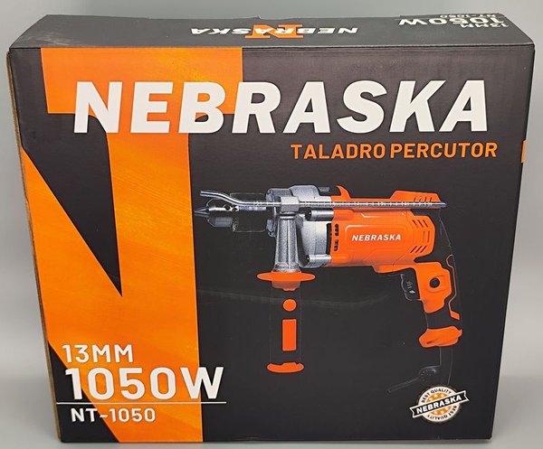 Taladro Percutor Eléctrico Nebraska 1050W 13mm NT-1050 - imagen 1