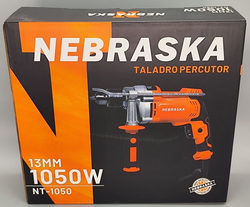 Taladro Percutor Eléctrico Nebraska 1050W 13mm NT-1050