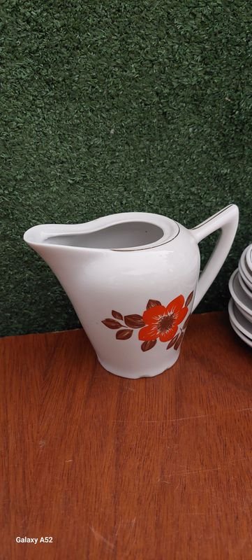 Colección de té blanco con flores rojas - imagen 2