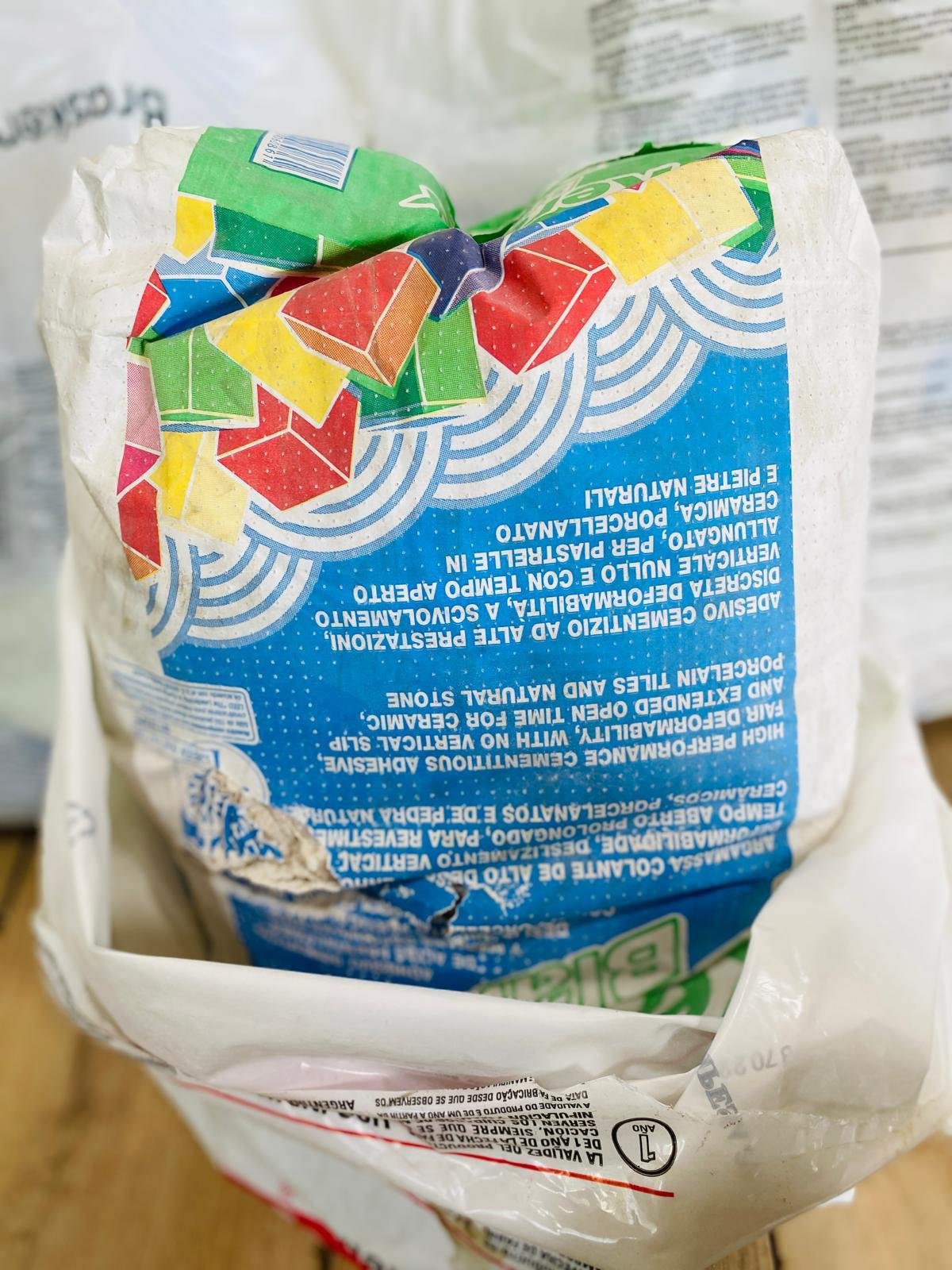 Lote de bolsas de binda Keraflex, color blanco - imagen 2