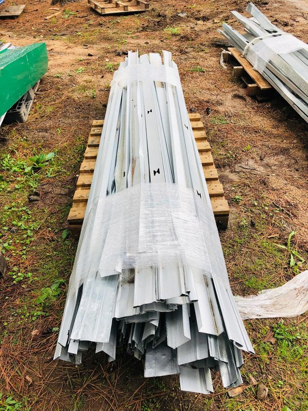 Lote de 50 Perfiles Galvanizados para Construcción - imagen 1