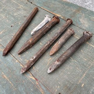 Lote de Puntas de Albañil Antiguas - imagen 2