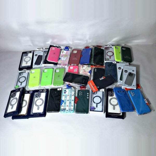 Lote de Fundas y Estuches para iPhone: Variedad de Modelos y Colores