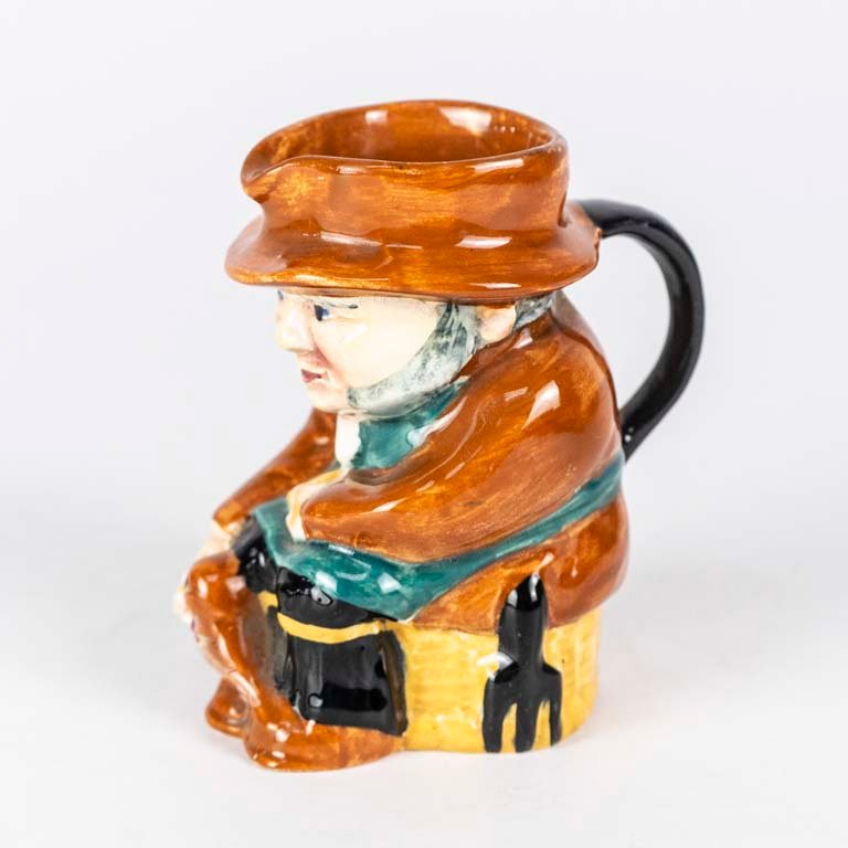 Jarra de cerámica inglesa Stafordshire personaje Gardener - Medidas: alto 11cm - imagen 2