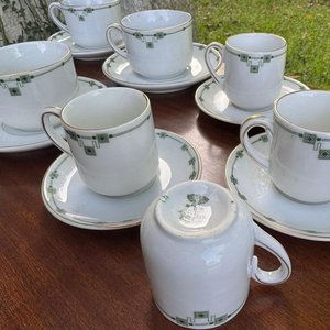 Juego de Té y Café Altwasser Silesia Loza Alemana 46 Piezas - imagen 2