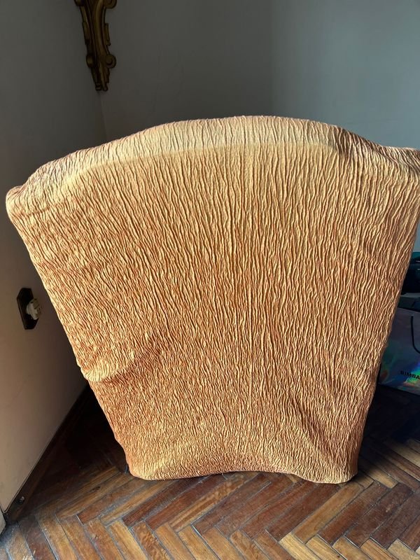 Sillón bergere con funda de cuero - imagen 3