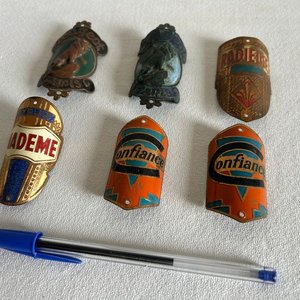 Insignias Frontales Antiguas para Bicicletas (Peugeot, Radier, Diadem, Confiance) - imagen 3