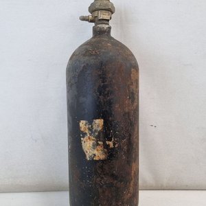 Antigua Garrafa de Gas "Alfite" Industrial - Pieza de Colección - imagen 2