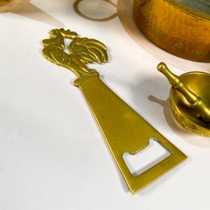 Lote de 10 Piezas de Bronce: Centro, Recipientes, Campana, Ollas y Más - imagen 4