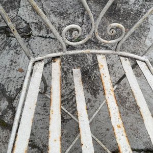 Juego de Patio de Hierro Forjado con Vidrio - imagen 7