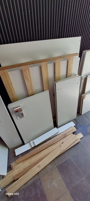 Cama de 1 plaza con mueble en mdf desarmado - imagen 3