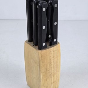 Juego de Cubiertos Acero Inoxidable y Cuchillos Wiltshire con Taco de Madera - imagen 4