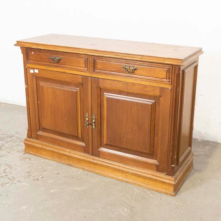 Aparador de Madera con Dos Puertas y Dos Cajones