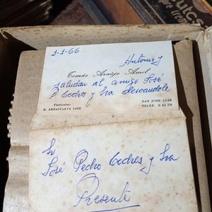 Porrón de "De Whisky of De Monks" Sellado y Lacrado con Tarjeta de 1966 - imagen 2