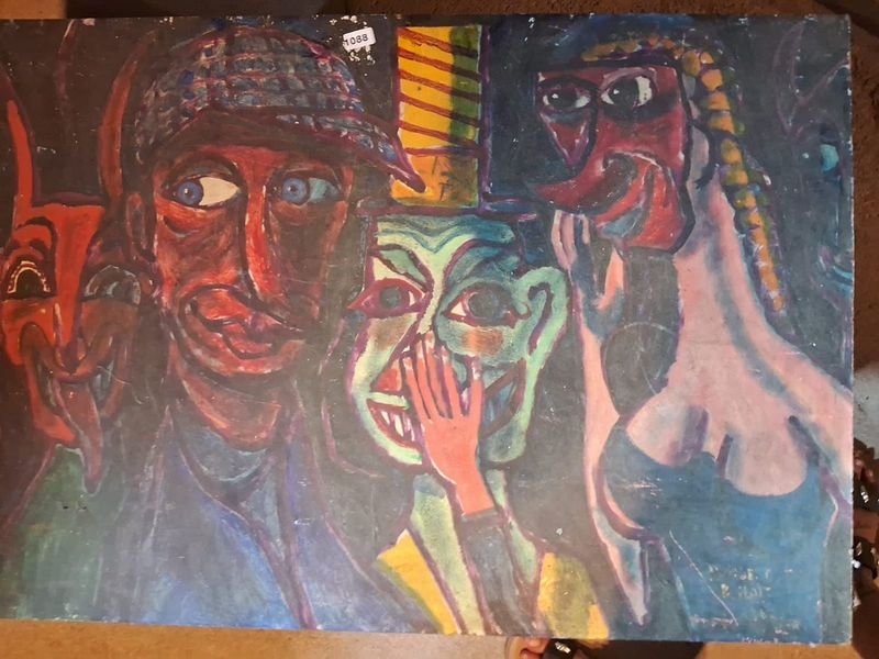 Obra de arte expresionista abstracta - imagen 4