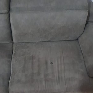 Sillón de 2 cuerpos gris con apoya cabeza reclinable - imagen 5