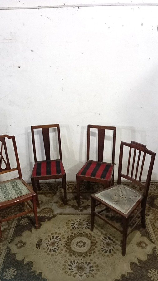 Sillas inglesas con marquetería de alta calidad - imagen 5