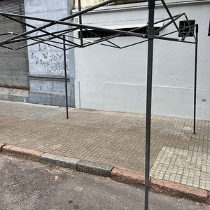 Armazón Plegable para Gazebo Metálico Negro - imagen 6