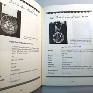 Catálogo de Medallas Masónicas Tomo II - Pedro D. Lozano Nell (1992) - imagen 6