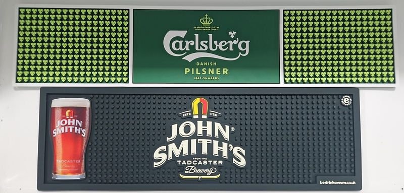 Colectores de vasos para cerveza Carlsberg y John Smith - imagen 1