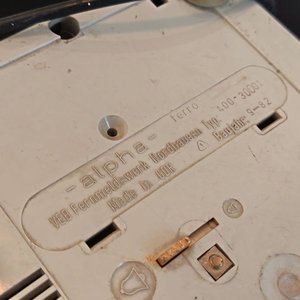 Teléfono Antiguo de Disco Alpha República Democrática Alemana - imagen 3
