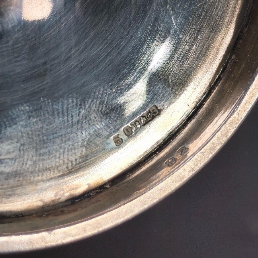 Tetera en plata sterling Tiffany & Co Hamilton Gramercy con asa de madera y monograma - imagen 10