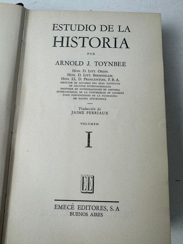 Colección de libros antiguos sobre historia por Arnoio Toynbee - imagen 10