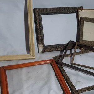 Lote de Marcos de Cuadros Antiguos de Madera - imagen 2