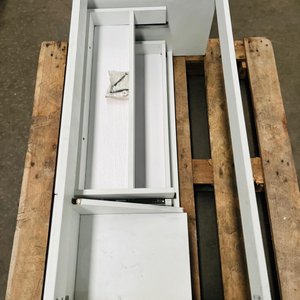 Mueble de Baño Blanco con 2 Cajones y 1 Puerta - imagen 3