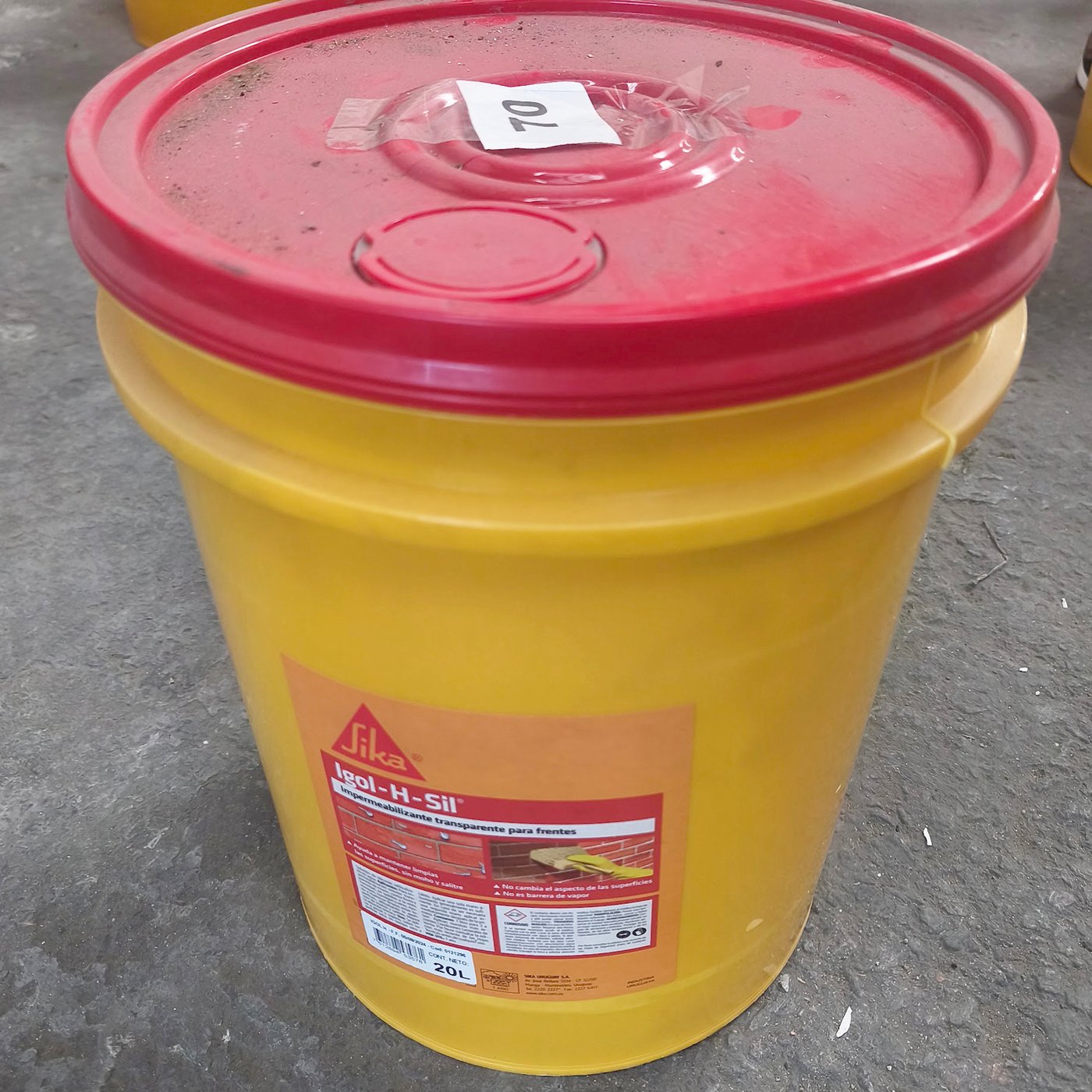 Impermeabilizante Transparente Sika Igol-H-Sil Balde 20 Litros