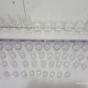 Lote de 50 Copas de Vidrio Transparente en Varios Modelos y Tamaños - imagen 7