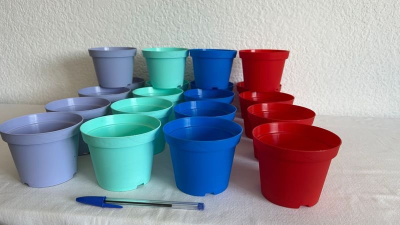 Colección de macetas plásticas de 9cm - imagen 3