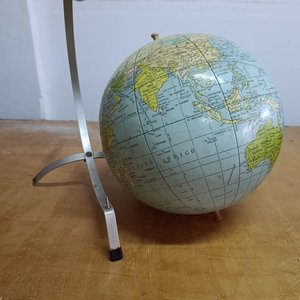 Globo Terráqueo Vintage Inflable de Mediados de Siglo XX - imagen 2