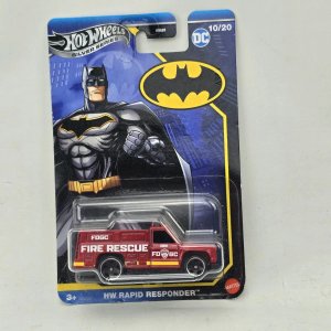 Hot Wheels Rapid Responder DC Batman Serie Plata - imagen 1