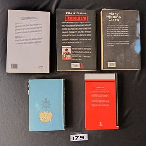 Lote de 5 Libros: "Adiós a las armas", "Fahrenheit 9/11", "El último adiós", "Heroes of Romantic Adventure" y "El fuego de cada día" - imagen 4