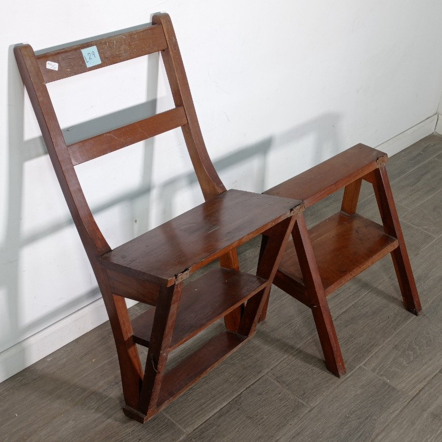 Lote anterior: Silla escalera de madera en buen estado