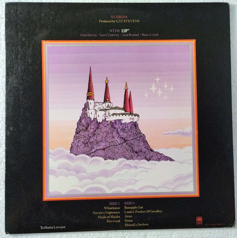 Vinilo de Cat Stevens - Álbum 'Numbers' de 1975 - imagen 2