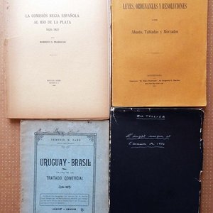 Lote de Cuatro Libros Históricos y Económicos de Uruguay y Río de la Plata - imagen 2