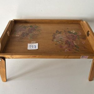 Lote de 6 Cajas de Madera, Vasos, Posavasos y Mesa de Cama - imagen 3