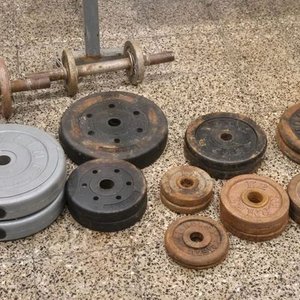 Banco de Musculación con Barra, Mancuernas y Discos de Pesas - imagen 7