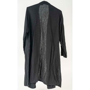 Camisa Larga Negra de Lino Indian Talle L/XL - imagen 2