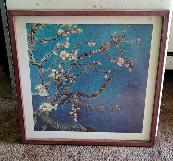 Lámina de Van Gogh 'Almendros en Flor' en excelente condición - imagen 1