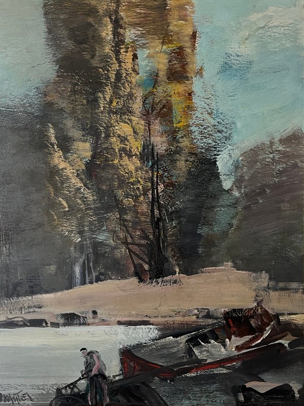 Lote anterior: Pintura de Hugo Nantes - Pescador