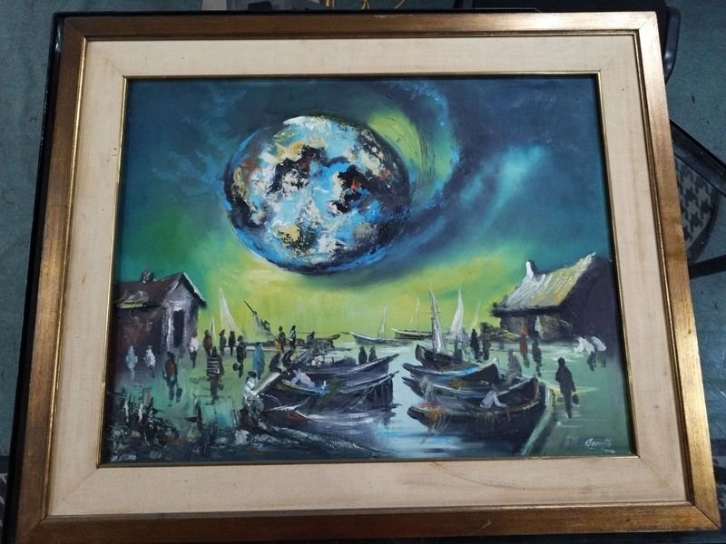 Lote anterior: Pintura de Andrea Carusso, firmada y con excelente condición