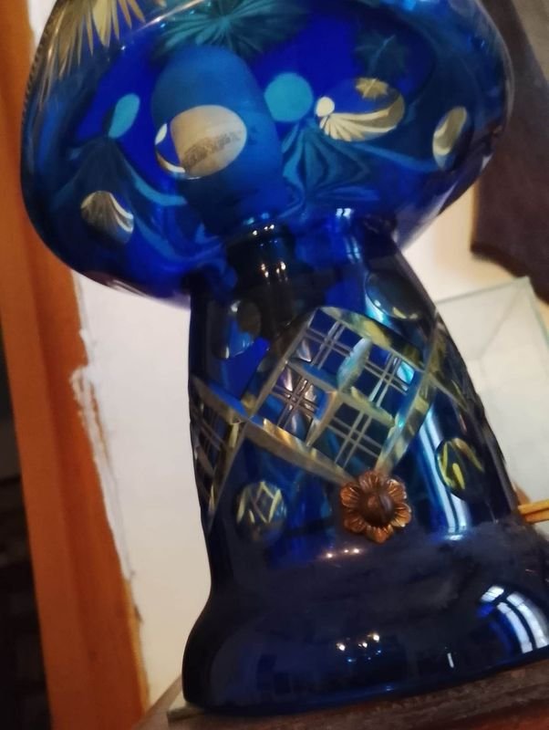Lámpara de cristal Bohemia en forma de 'hongo' - imagen 6