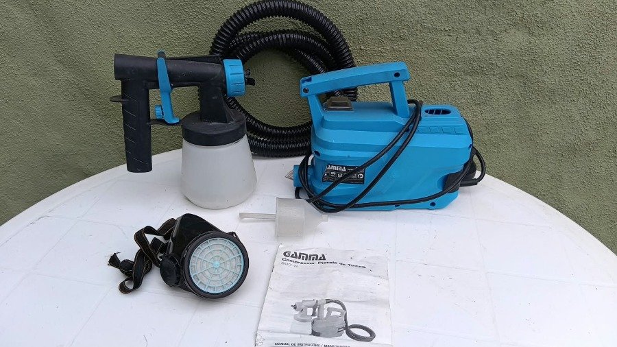 Máquina de Pintar Eléctrica Gamma G2821 con Manguera y Máscara