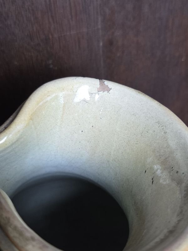 Jarra de cerámica del Carrito con detalles en el esmaltado - imagen 3