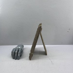 Espejo Antiguo Biselado con Marco de Madera Tallada - imagen 2