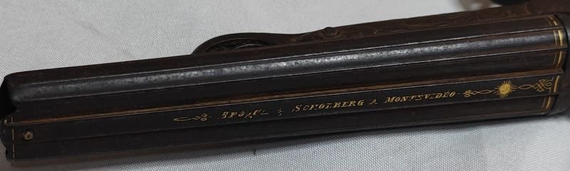 Pieza de Oro Grabada con Diseño para Broqua & Scholberg de Montevideo - imagen 5