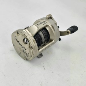Reel Rotativo de Pesca Challenger 2000 Plateado - imagen 4